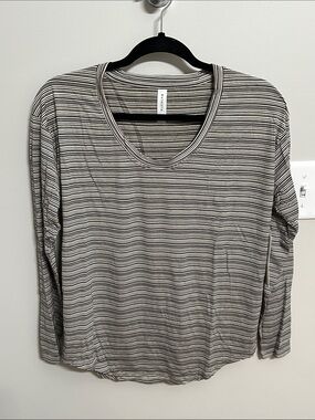 Athleta Stratus Striped Top NWT